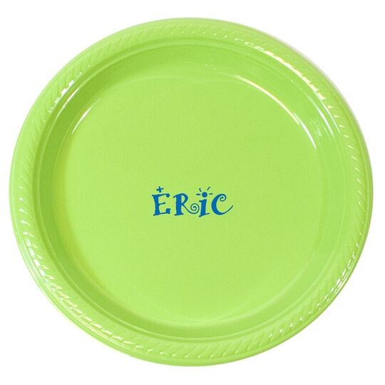 Personalized Plastic Plates for Celebrations